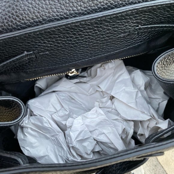 NWT Tory Burch Thea mini backpack black leather - Picture 5 of 7